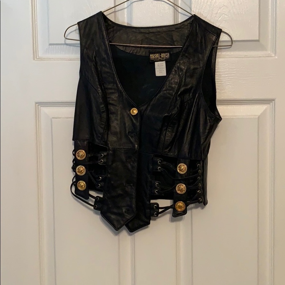 Leather vest